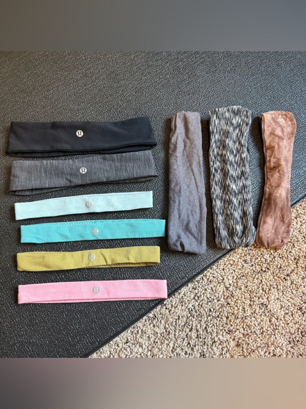 lululemon lot of 9 headbands